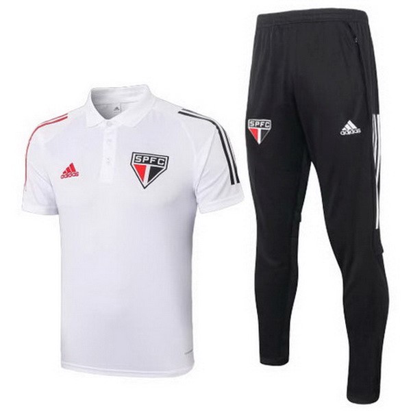 Polo São Paulo Conjunto Completo 2020-2021 Blanco